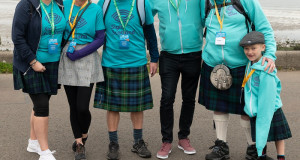 Members of Sight Scotland's Community Team took part in the Kiltwalk too