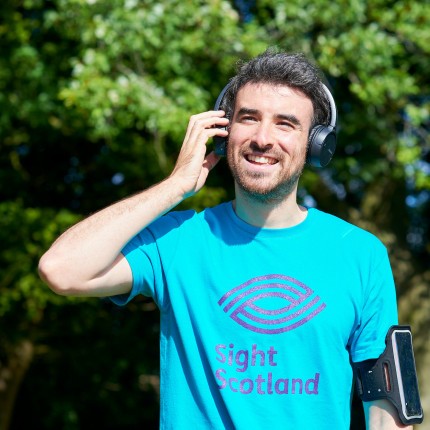 Join a running event to raise funds for Sight Scotland. Your fundraising efforts enable us to make a different for people with visual impairment, Sight for Sight Scotland