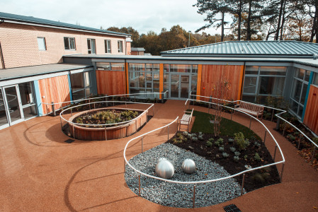 Jenny's Well courtyard