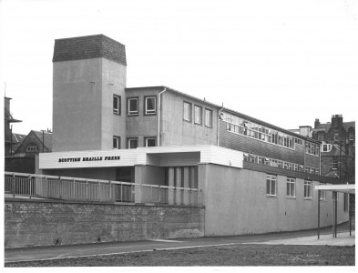 The Scottish Braille Press building in 1965