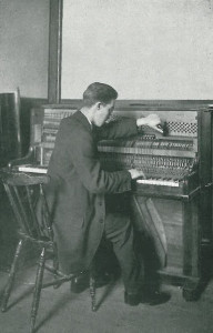 Veteran piano tuning at Newington House