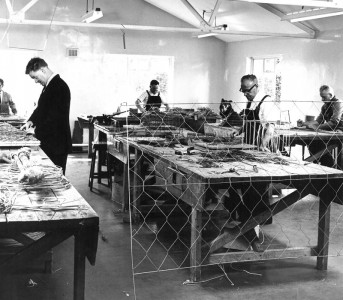 Veterans working in one of the Linburn workshops