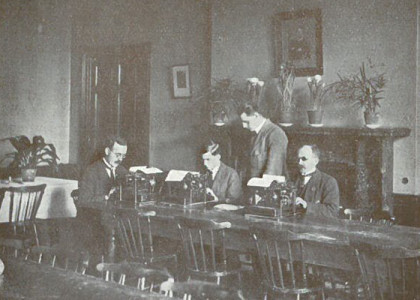 A rehabilitation session at Newington House - archive