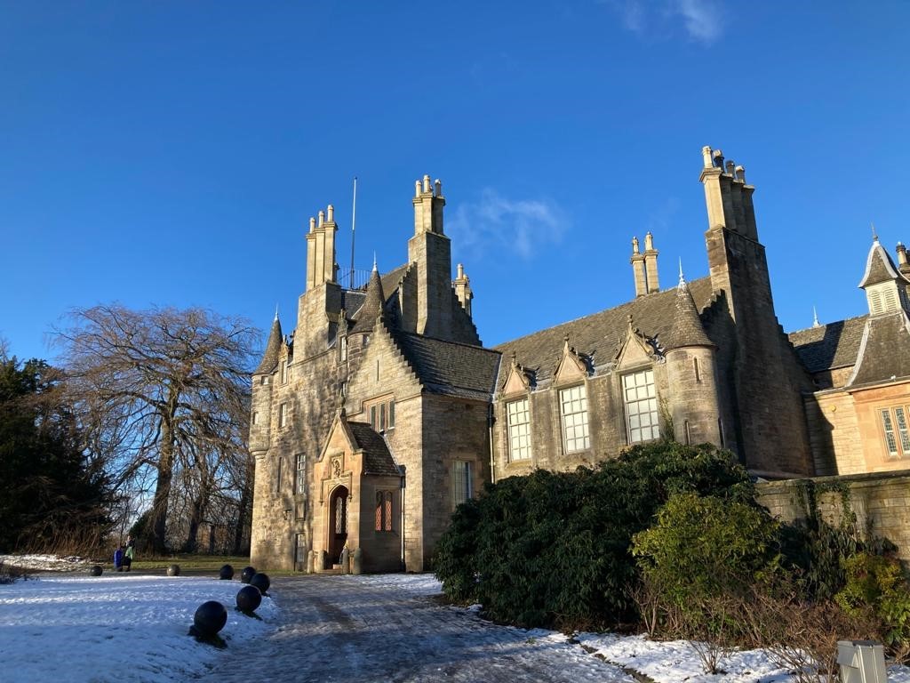 Lauriston Castle was one of the Edinburgh sights that Kirsty visited on her Sight for Sight fundraising challenge