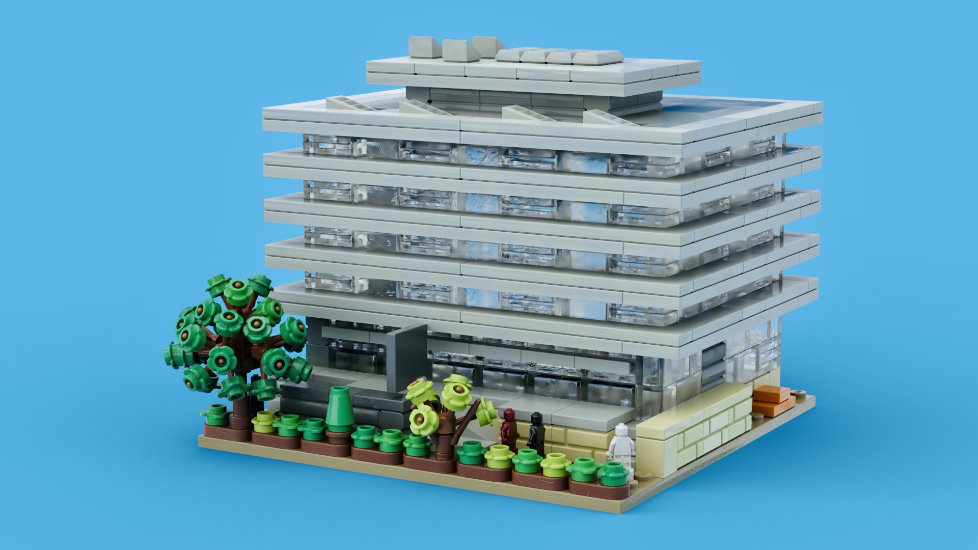 Stewart Lamb Cromar's 500-piece Lego Main Library Stewart Lamb Cromar's 500-piece Lego Main Library