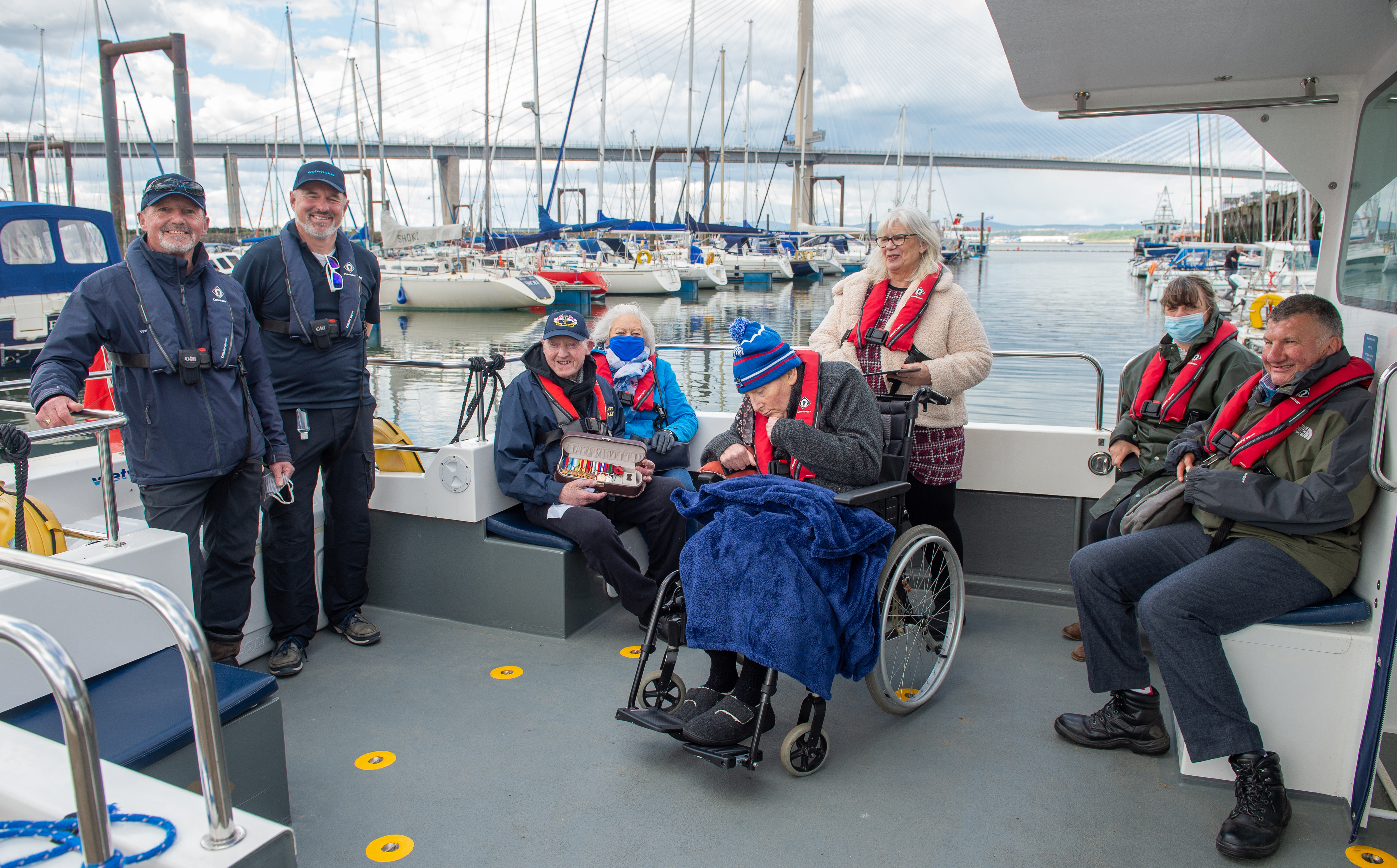 Wetwheels boat trip Harry H and Frank M