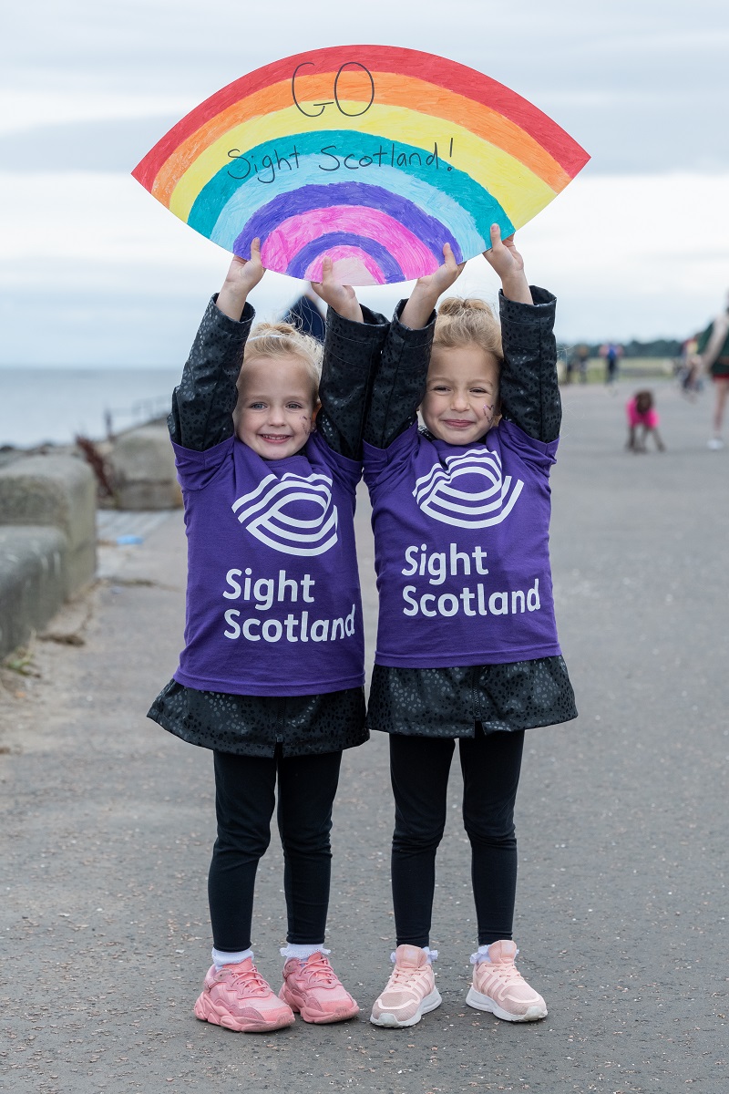 Two happy young Kiltwalkers