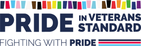 Pride in Veterans Standard (PiVS) Fighting With Pride logo