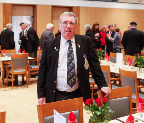 David Carruthers stands in the hub area of the Hawkhead Centre