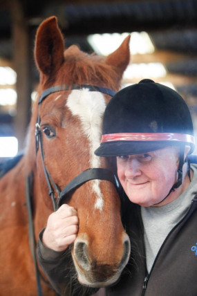 Eddie with his horse