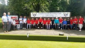 Group photo of the Hawkhead and Linburn veterans