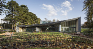 Hawkhead Centre sensory garden and building