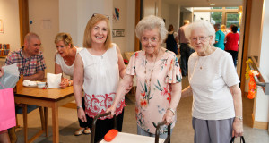Jenny's Well care home residents are often visited by family and friends