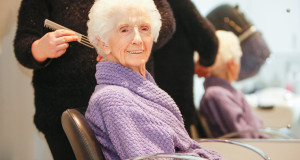 Jenny's Well residents can have their haircut on site by an expert hairdresser