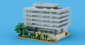 Stewart Lamb Cromar's 500-piece Lego Main Library