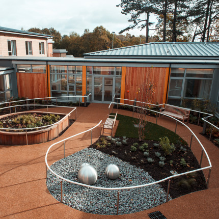 Jenny's Well courtyard