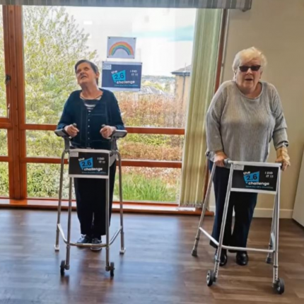 Braeside House residents, including John, Jean and Irene