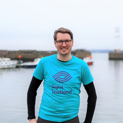 Robert is doing the Kiltwalk with rollerblades